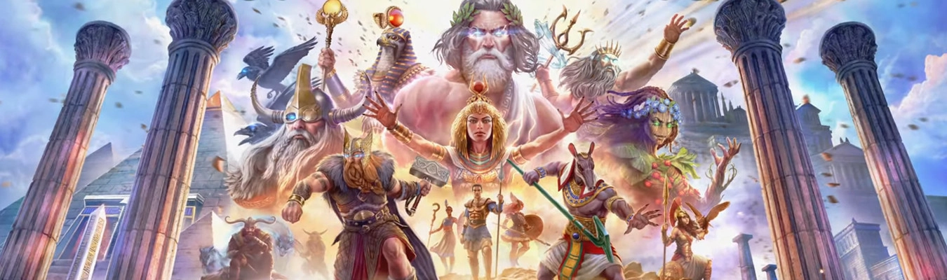 See the first gameplay of Age of Mythology: Retold